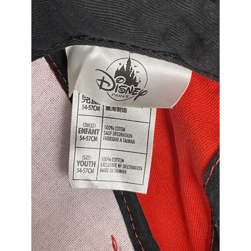 Disney Parks Youth Hat Lot Mickey Mouse Red Minnie Polka Dot 2 Pack Baseball Cap